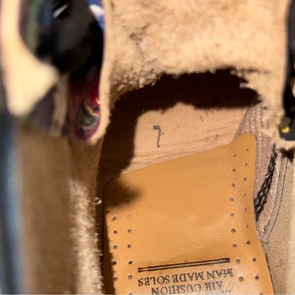 Dr. Martens RARE Vintage Floral Combat Leather Boots - Picture 7 of 9